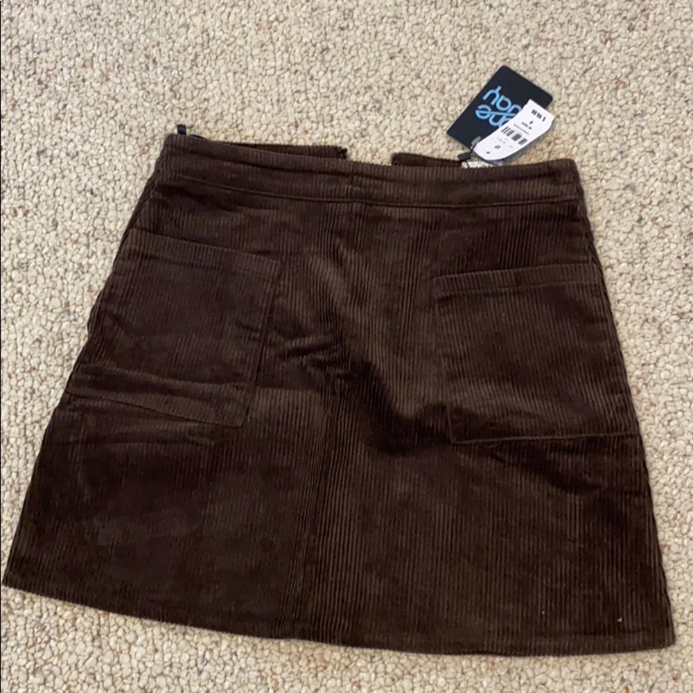 LF Brown Corduroy Skirt